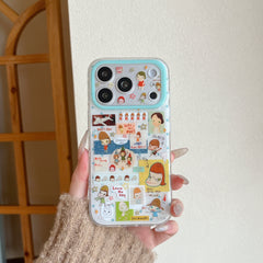 Mint Green Star Yoshitomo Nara Phone Case for iPhone 13-17 Pro Max - ArtCase
