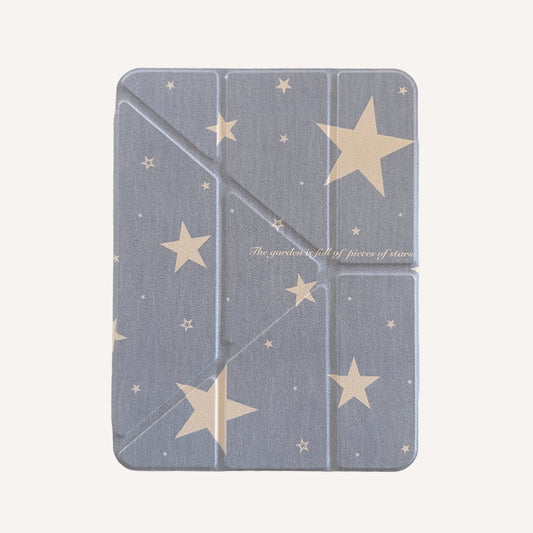 Denim Blue Star iPad Case