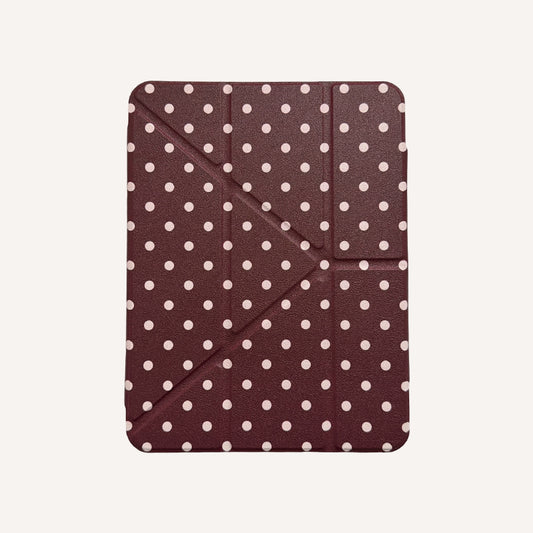 Six-color polka dot iPad case