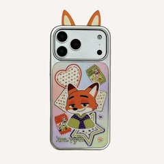 Silver-framed gold-plated Judynick phone case