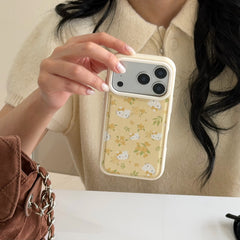 Bubble-patterned Osmanthus Kitty head phone case