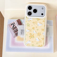 Bubble-patterned Osmanthus Kitty head phone case