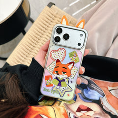 Silver-framed gold-plated Judynick phone case