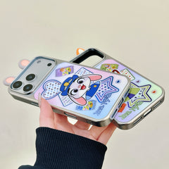 Silver-framed gold-plated Judynick phone case