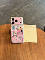 Glitter Sanrio KT Party Restaurant Large Window Phone Case