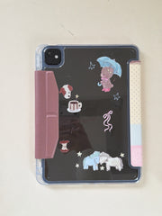 Puzzle Apple Umbrella Bear iPad Case