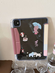 Puzzle Apple Umbrella Bear iPad Case