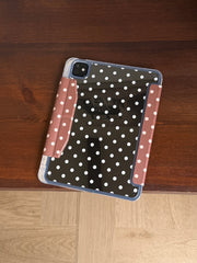 Six-color polka dot iPad case