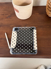 Six-color polka dot iPad case