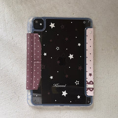 Foundation Heart-Edge Polka Dot Star iPad Protective Case