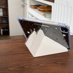Foundation Heart-Edge Polka Dot Star iPad Protective Case