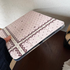 Foundation Heart-Edge Polka Dot Star iPad Protective Case
