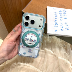 Aesthetic Pastel Pony Trio Case: 360° Air Cushion Shockproof Series for iPhone 13-17 Series