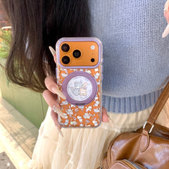 Cute Coquette Bow & Kitten Phone Case for iPhone 17 16 15 14 13 Pro Max | 360 Air Cushion Shockproof Protective Cover