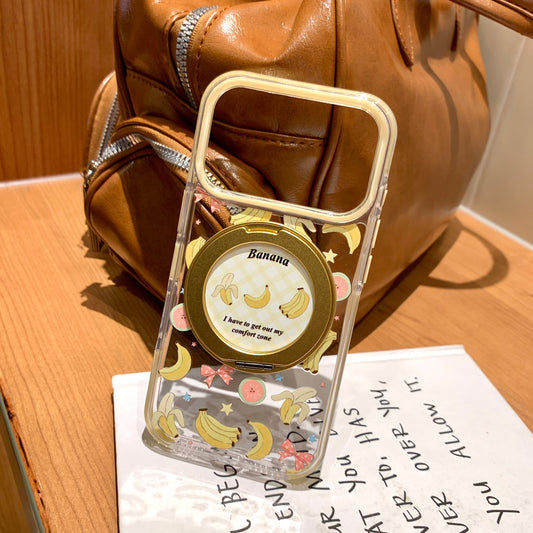 Aesthetic Mixed Fruit Pattern Case: 360° Air Cushion Shockproof Series for iPhone 13-17 Series