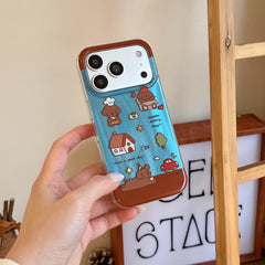 Cartoon illustration chef puppy phone case