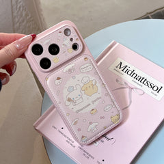 Aesthetic Cartoon Chef Dog Case: 360° Protective Shockproof Series for iPhone 13-17 Series | Cinnamoroll & Pompompurin Bakery Design
