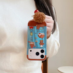 Cartoon illustration chef puppy phone case
