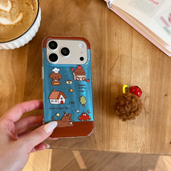 Cartoon illustration chef puppy phone case