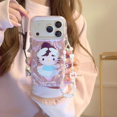 Ballet Kitty Round Edge Airbag Double-Sided Phone Case