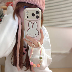 Foundation Miffy Rabbit Head Textured Phone Case