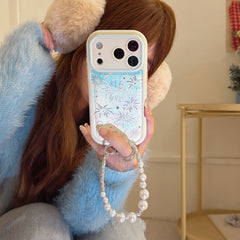 Sparkling Fireworks Textured Leather Phone Case for iPhone 17 Pro