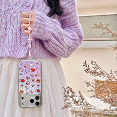 Gilded gradient chain Kitty phone case