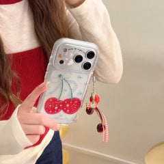 Colorful Star and Cherry Apple Phone Case for iPhone 17