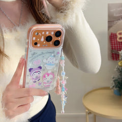 Winter Silver Snowflake Sanrio Gold-Plated Phone Case