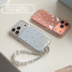 Luxury Gilded Glitter Polka Dot Case | Sparkle Aesthetic Cover