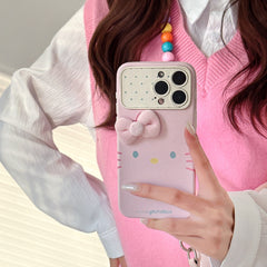 Hello Kitty emoji phone case with large window