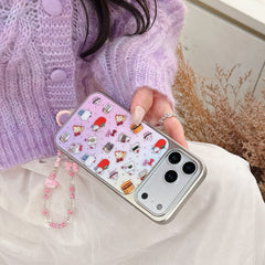 Gilded gradient chain Kitty phone case