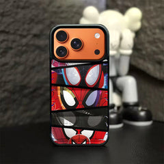Spider-Man Puffer Phone Case for iPhone 13-17 Pro Max