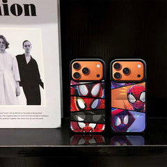 Spider-Man Puffer Phone Case for iPhone 13-17 Pro Max