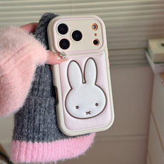 Foundation Miffy Rabbit Head Textured Phone Case