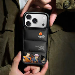 Dragon Ball Puffer Phone Case for iPhone 13-17 Pro Max