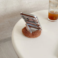 Star Kitty electroplated large window phone case