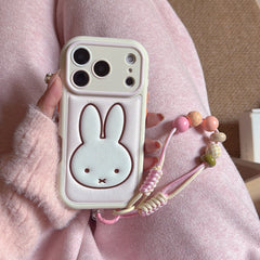 Foundation Miffy Rabbit Head Textured Phone Case