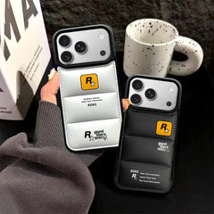 R Star Puffer Phone Case for iPhone 13-17 Pro Max