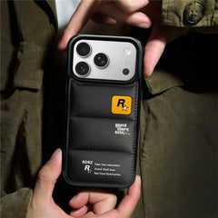 R Star Puffer Phone Case for iPhone 13-17 Pro Max