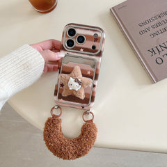 Star Kitty electroplated large window phone case