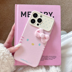 Hello Kitty emoji phone case with large window