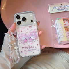 Sweet Strawberry Melody & Piano Case | Gilded Kawaii Aesthetic