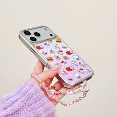 Gilded gradient chain Kitty phone case