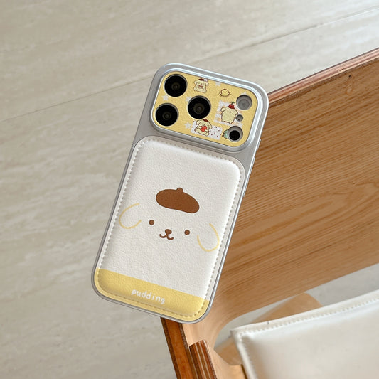 Cute Cartoon Chiikawa & Pompompurin Phone Case for iPhone 13-17 Pro Max