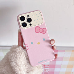 Hello Kitty emoji phone case with large window