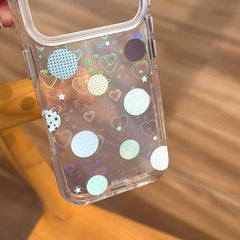 Refreshing Mint & Choco Polka Dot Case | Pastel Aesthetic Cover