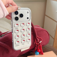 Cute Kitty Expression Series: Round Edge Protective Case for iPhone 13-17 Pro Max