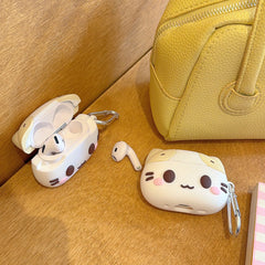 Marshmallow Cat AirPods Silicone Earphone Case