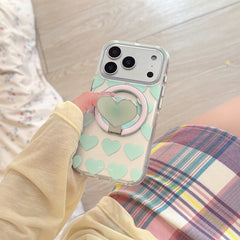 Magnetic Colorful Hearts iPhone Case | Cute Patterned Aesthetic
